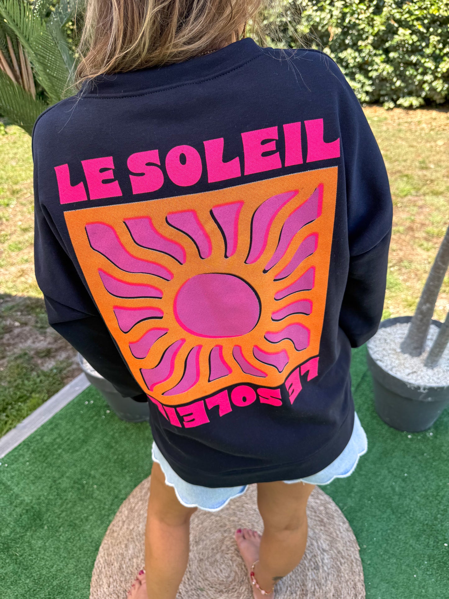 Sweat SOLEIL marine -précommande envoi a partir du 27/08