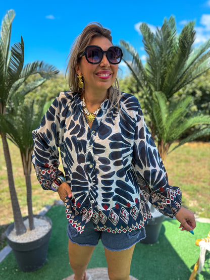 Blouse NOVA bleu