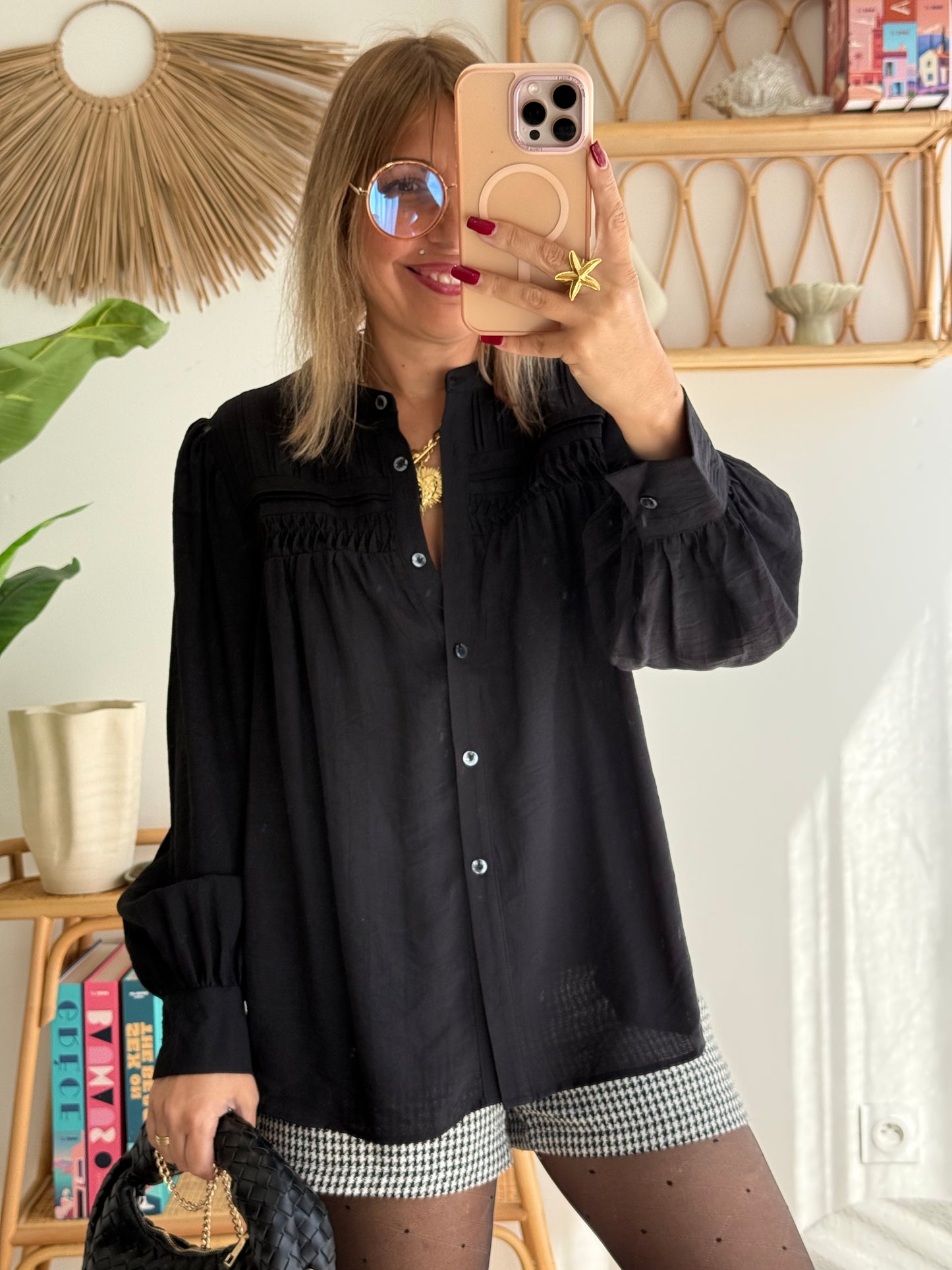Chemise MARJOLAINE Noir