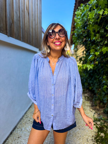 Blouse BELLA VITA bleu