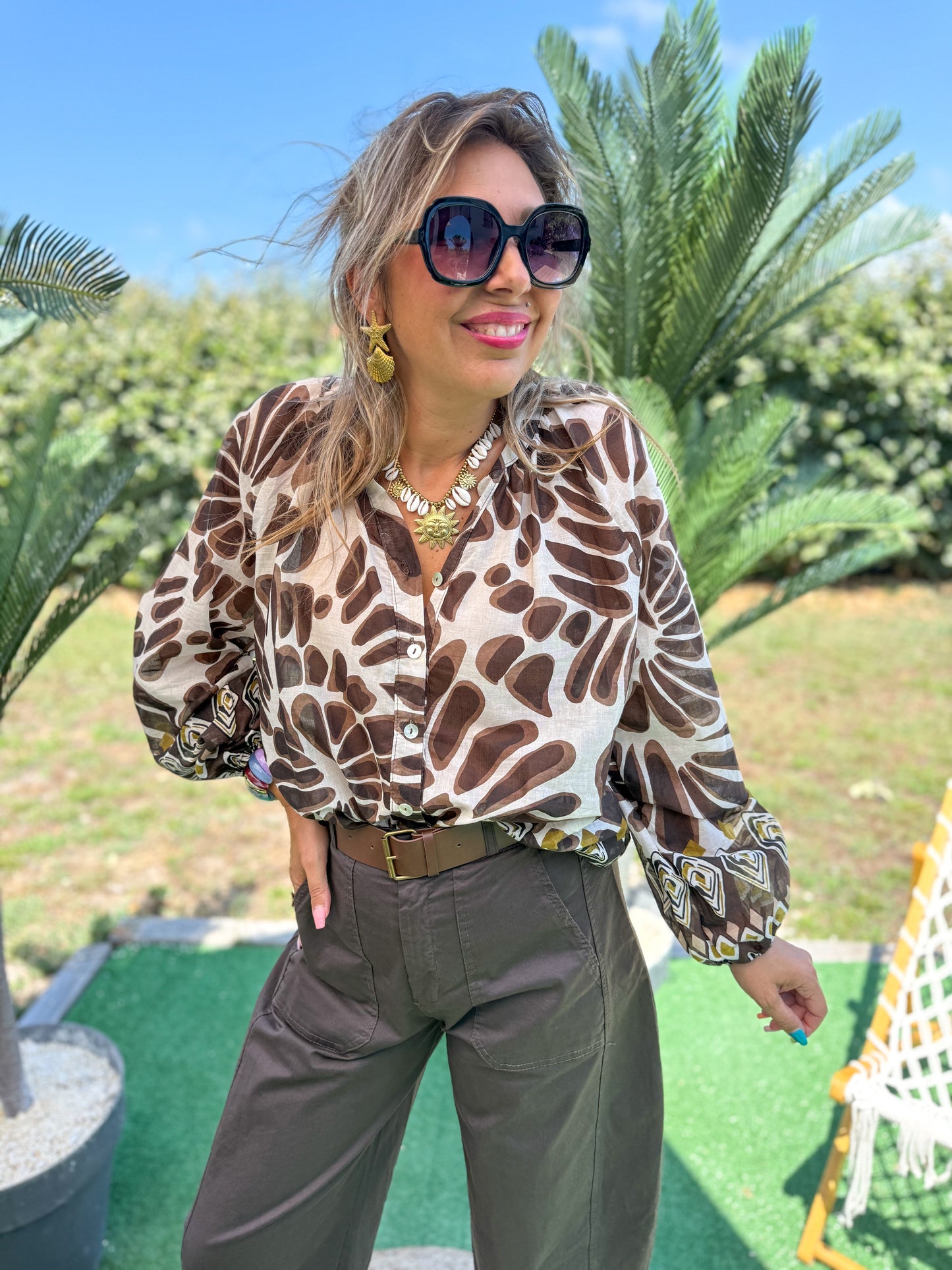 Blouse NOVA choco