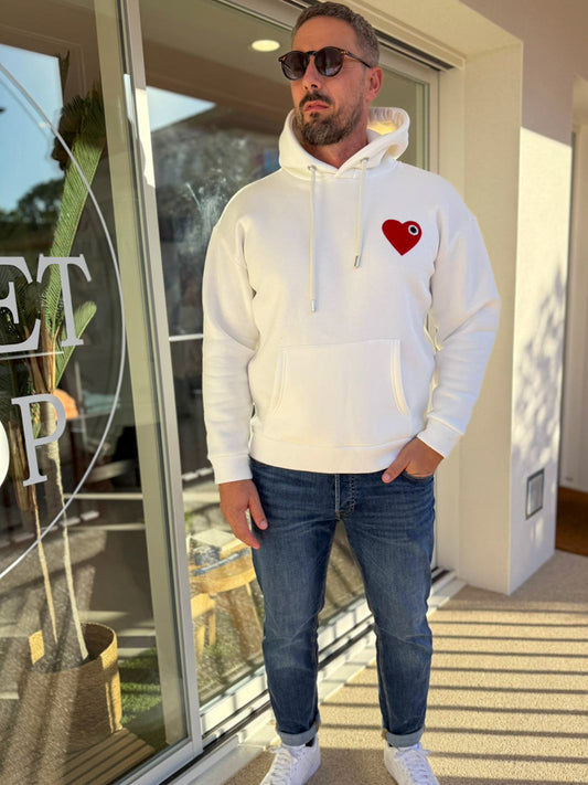 Sweat CŒUR BLANC