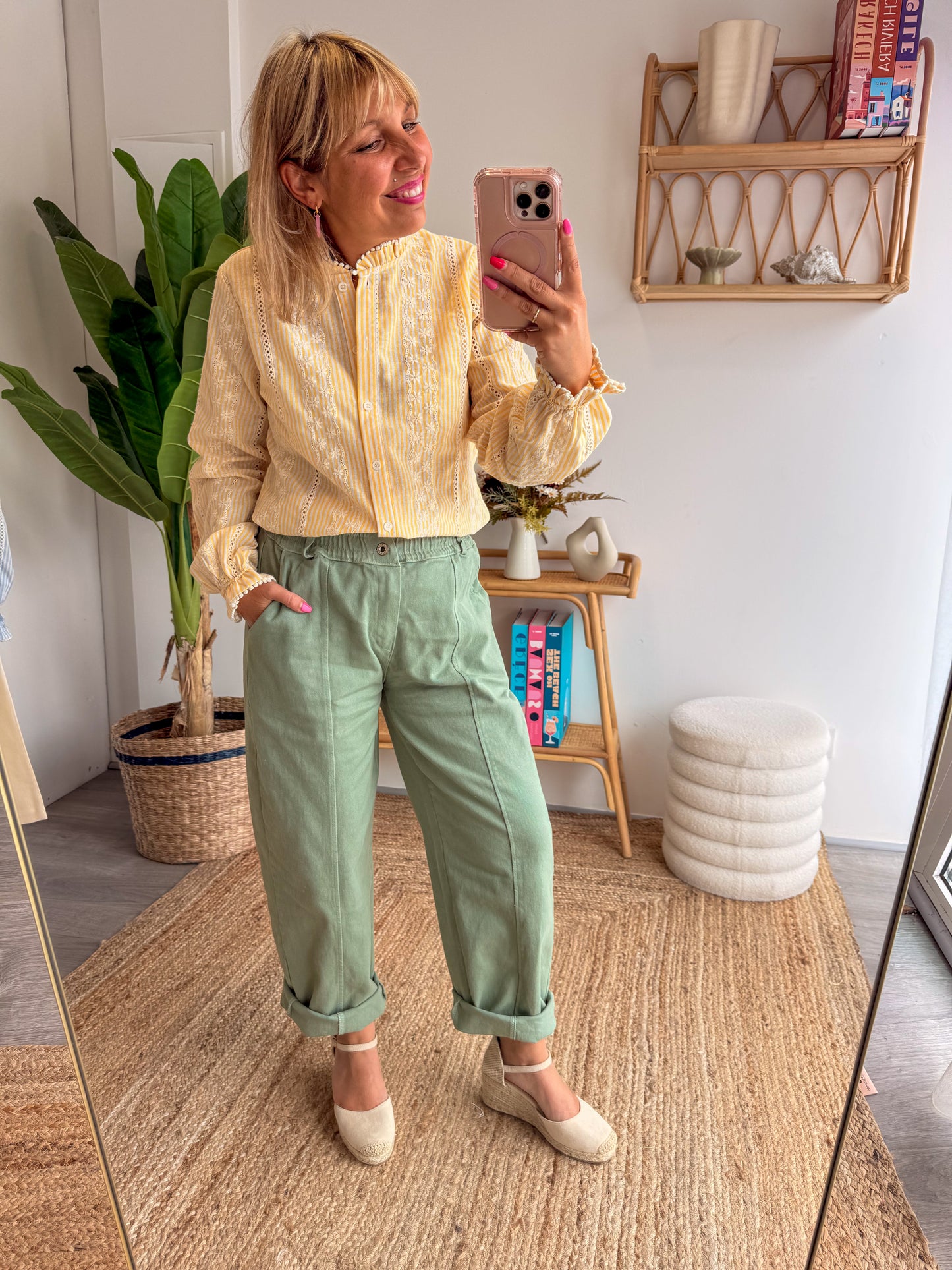 Chemise SALOMÉ jaune