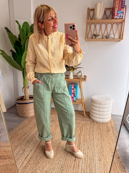 Chemise SALOMÉ jaune