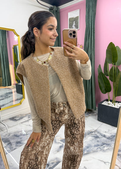Gilet ALBA camel