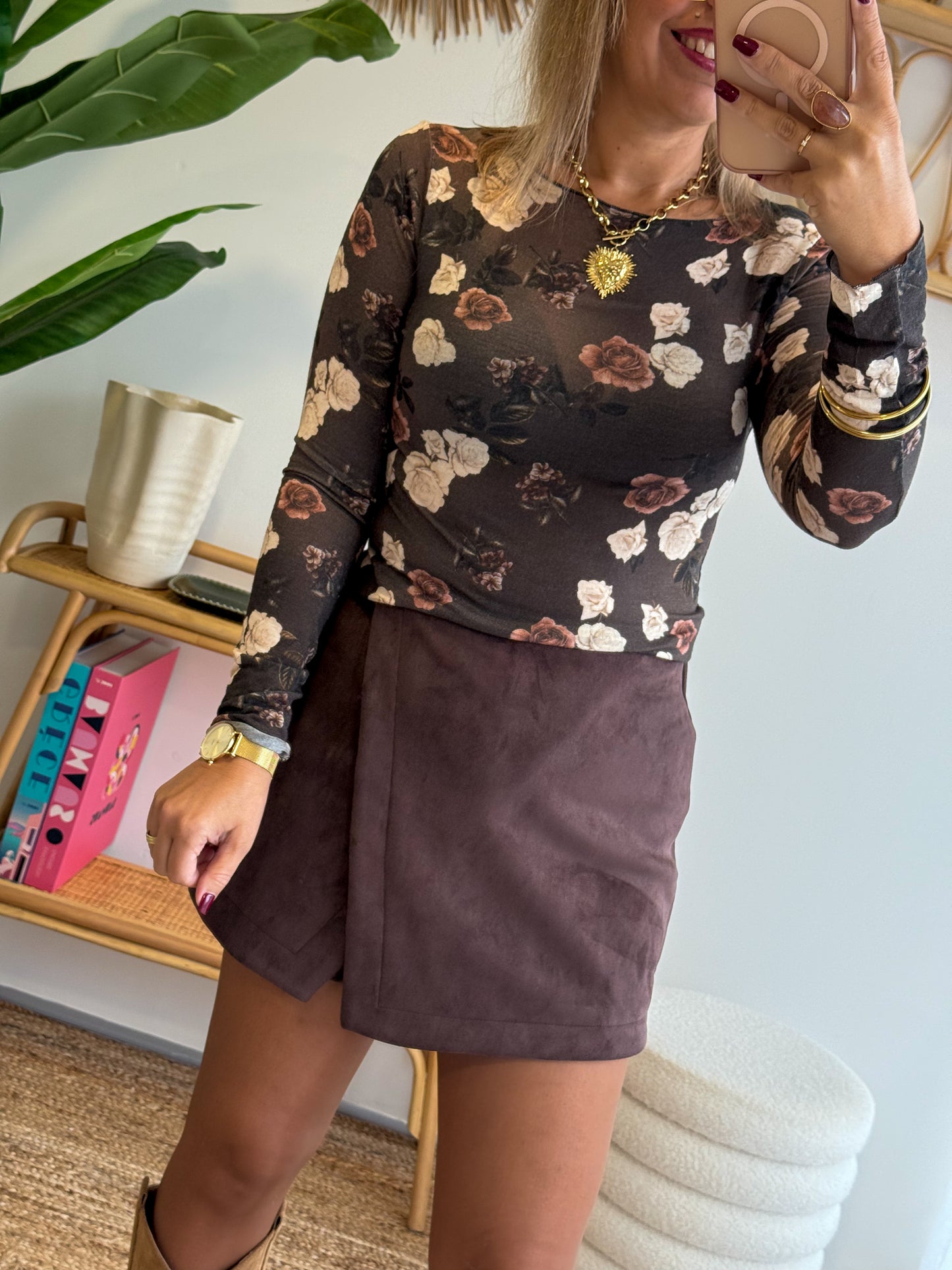 Jupe Short Suedine MOCCHA