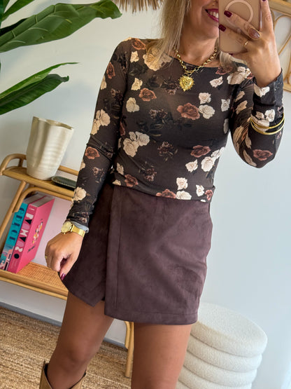 Jupe Short Suedine MOCCHA