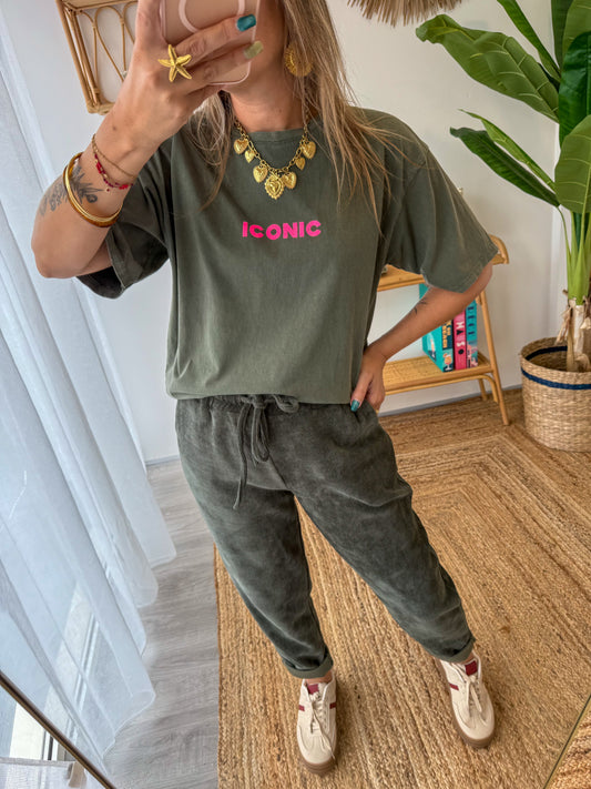 T-shirt ICONIC kaki