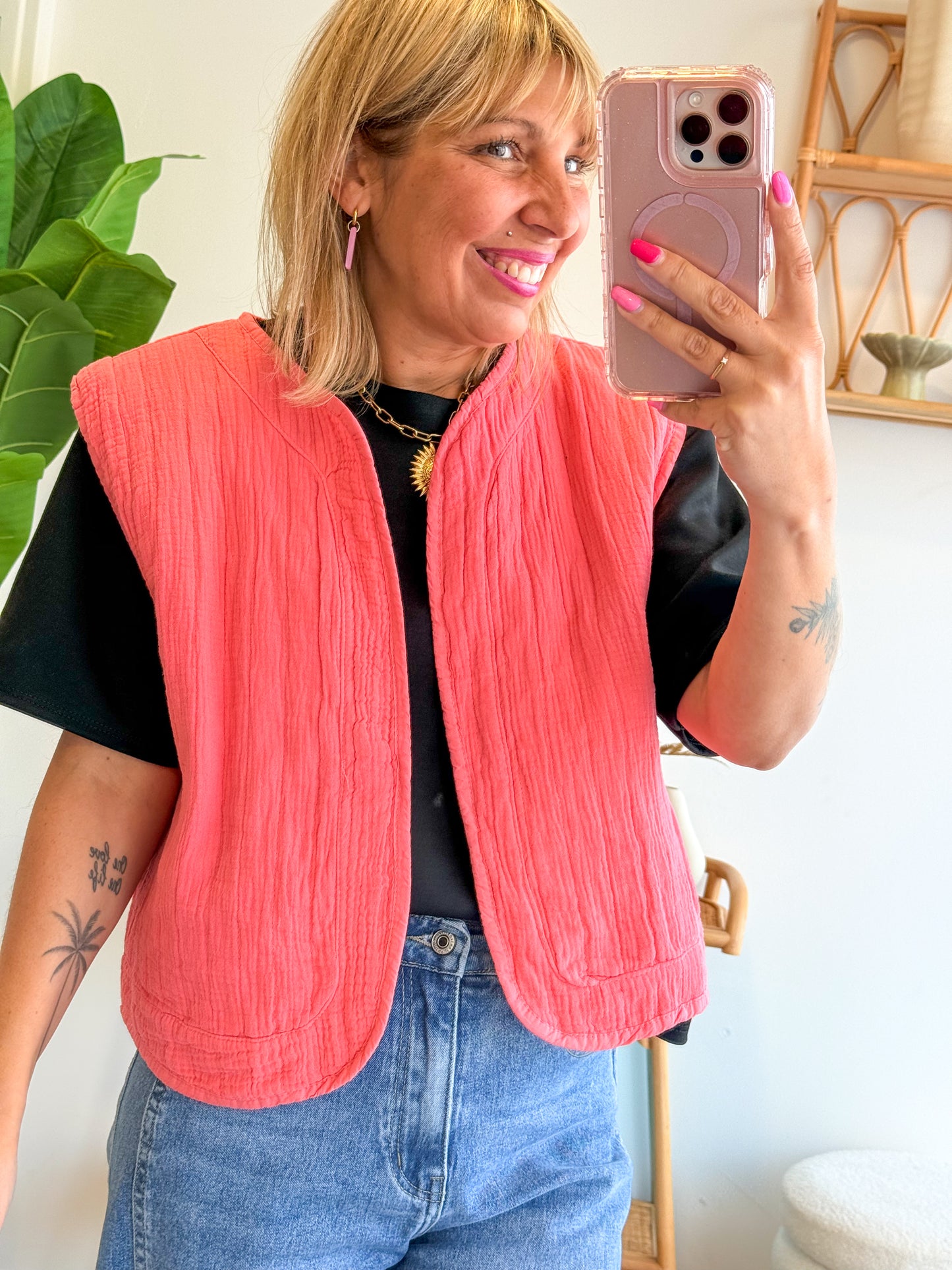 Gilet Naia Corail