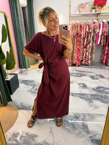 Robe MILANO bordeaux
