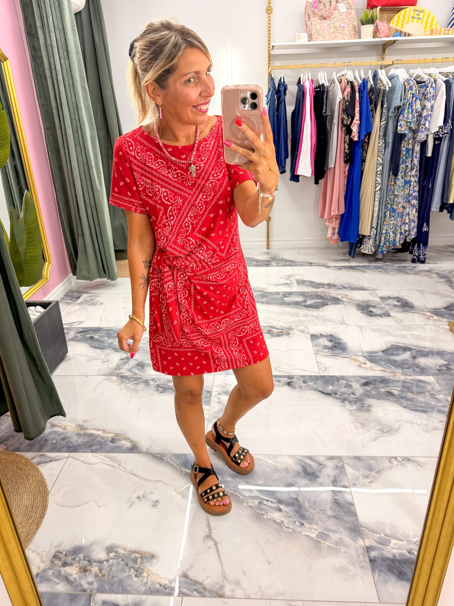 Robe KHALEA rouge