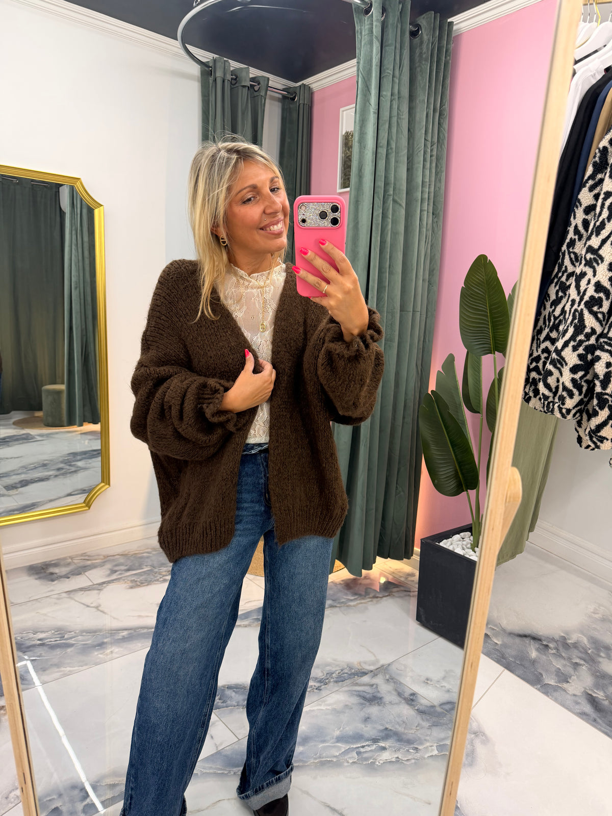 Gilet APPOLINE choco