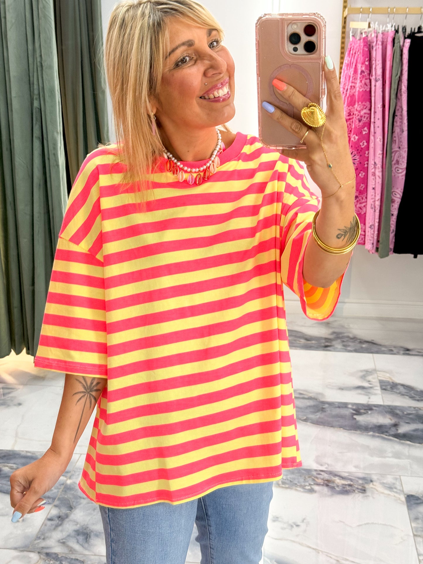 T-shirt BEACH Fushia