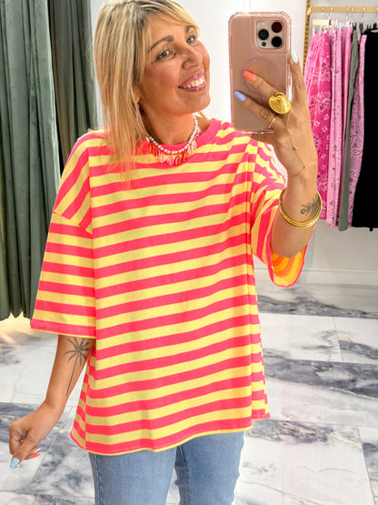 T-shirt BEACH Fushia