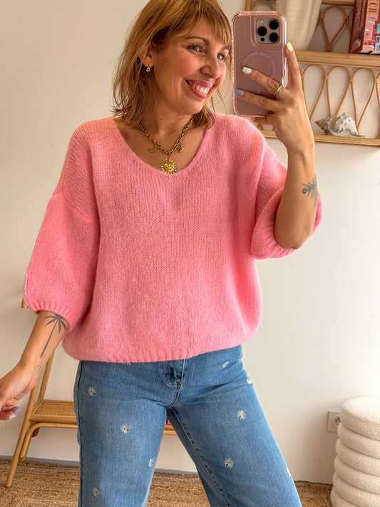 Pull DOUCEUR Rose bb