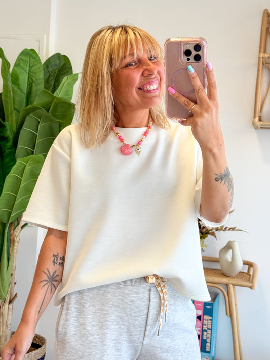 T-shirt GASTON blanc