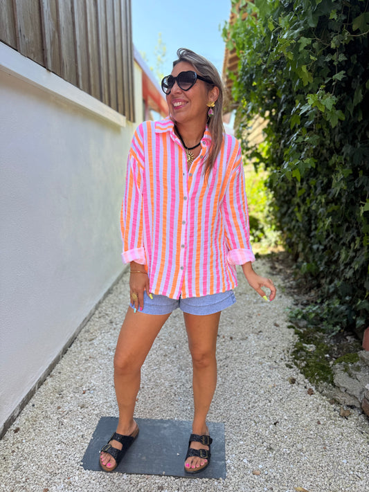 Chemise RAINBOW orange