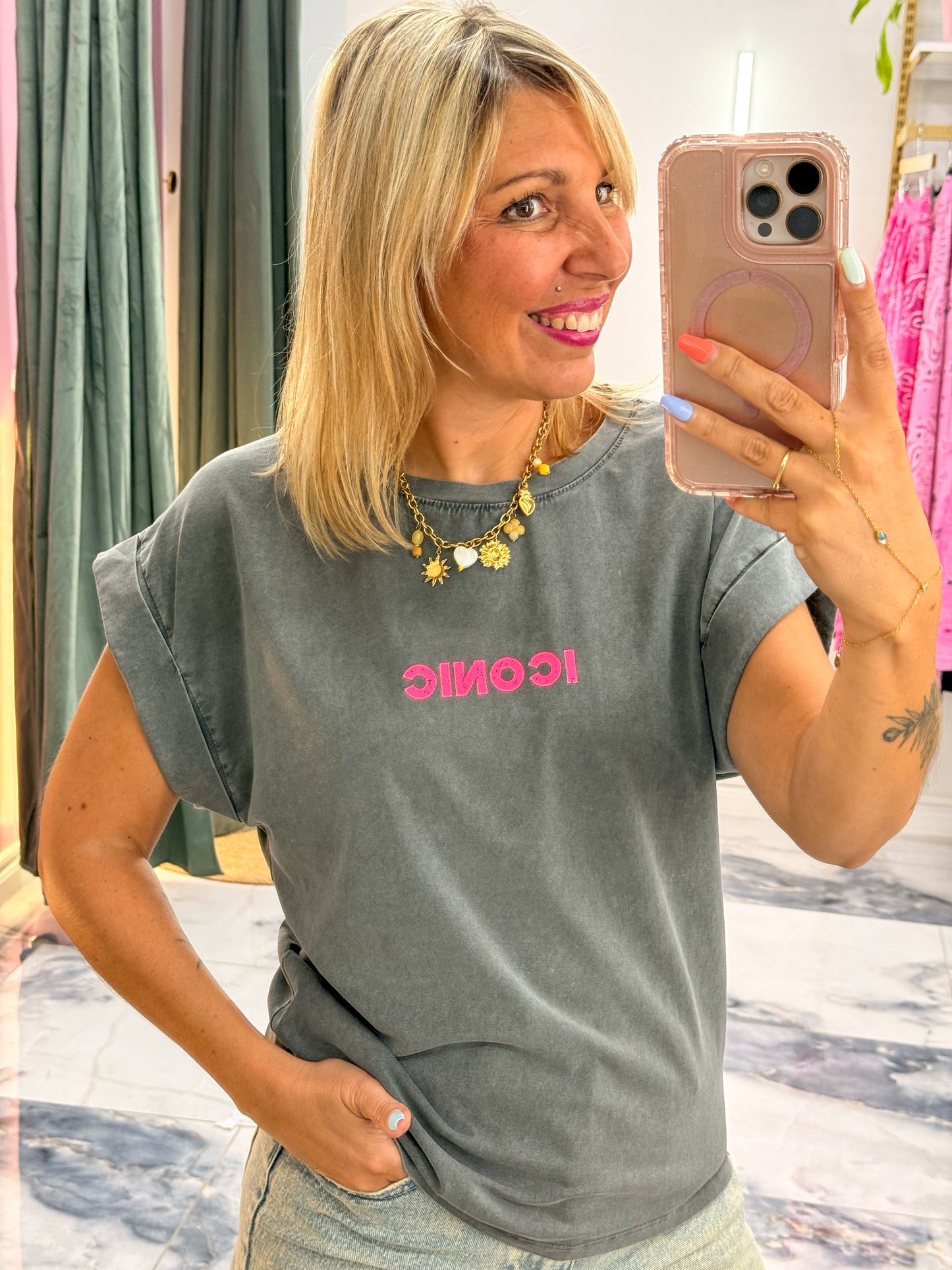 T-shirt ICONIC Gris