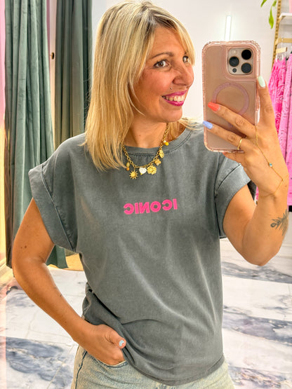 T-shirt ICONIC Gris