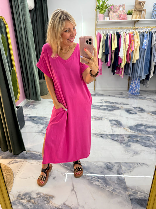 Robe CAMÉLIA Fushia