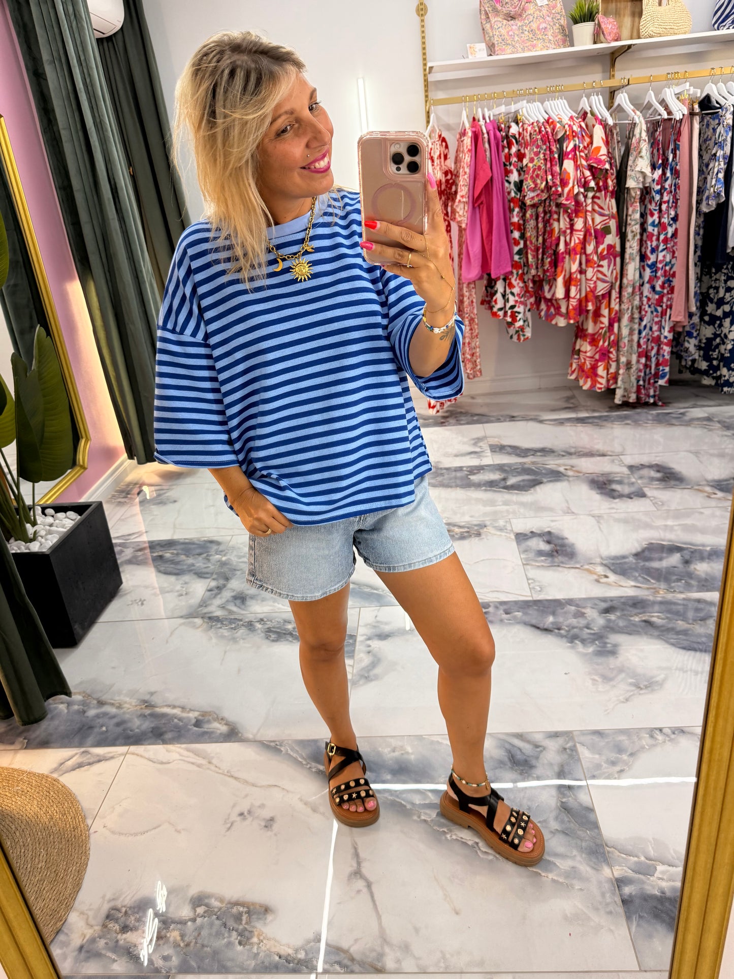 T-shirt SORBET bleu