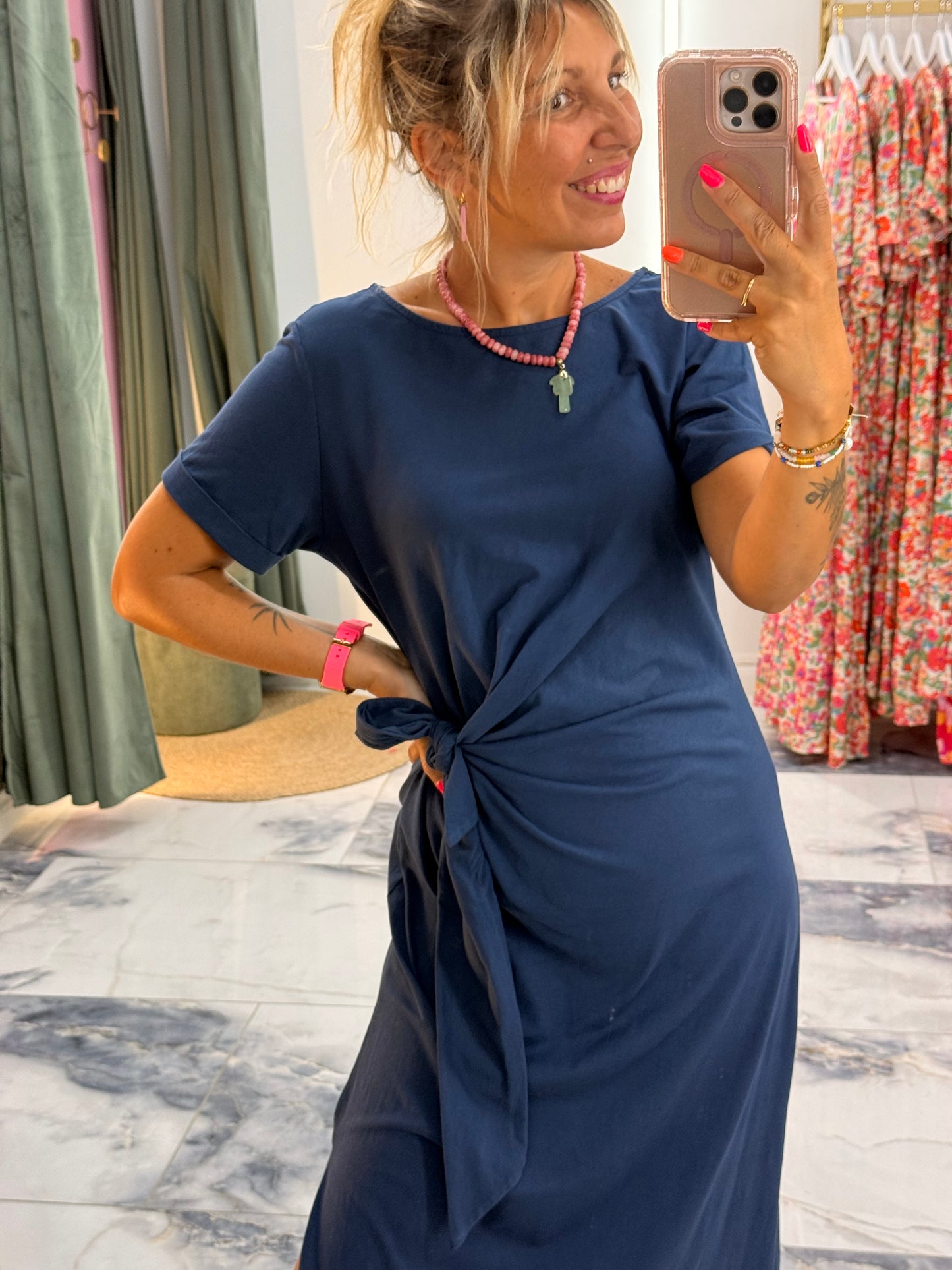 Robe MILANO bleu marine