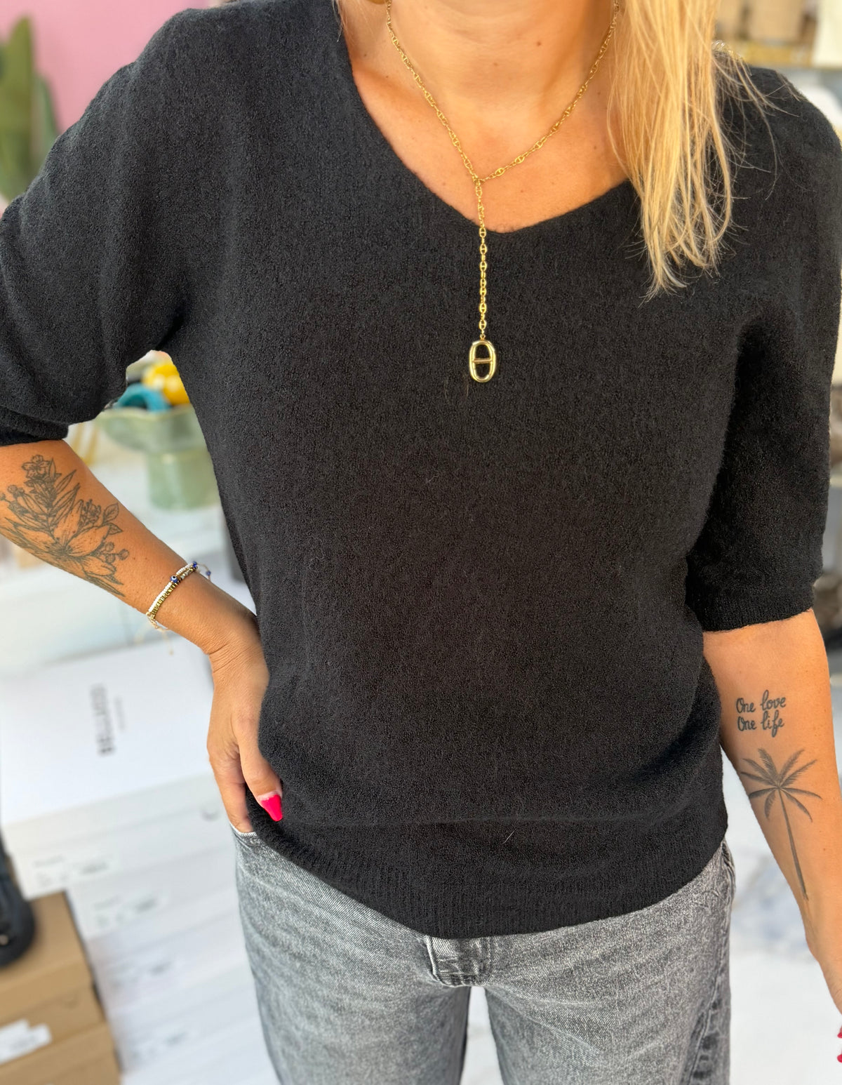 Pull ÉNORA Noir