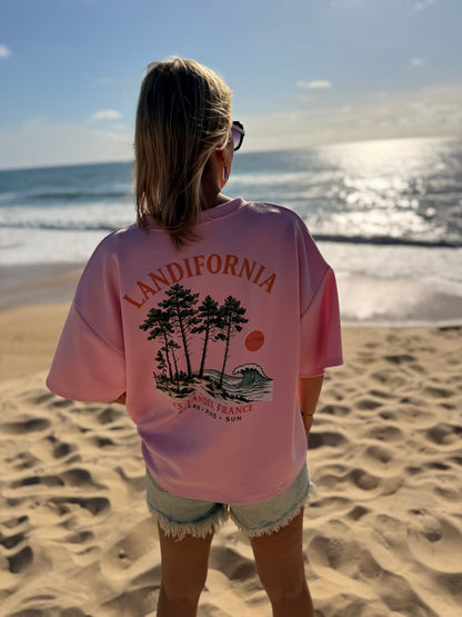 T-shirt SWEETY Créa’ LANDES Rose- PRE CO’ envoi FIN JUIN 🌊