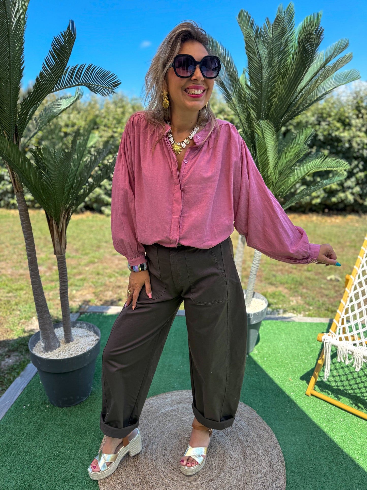 Blouse AMBRE rose