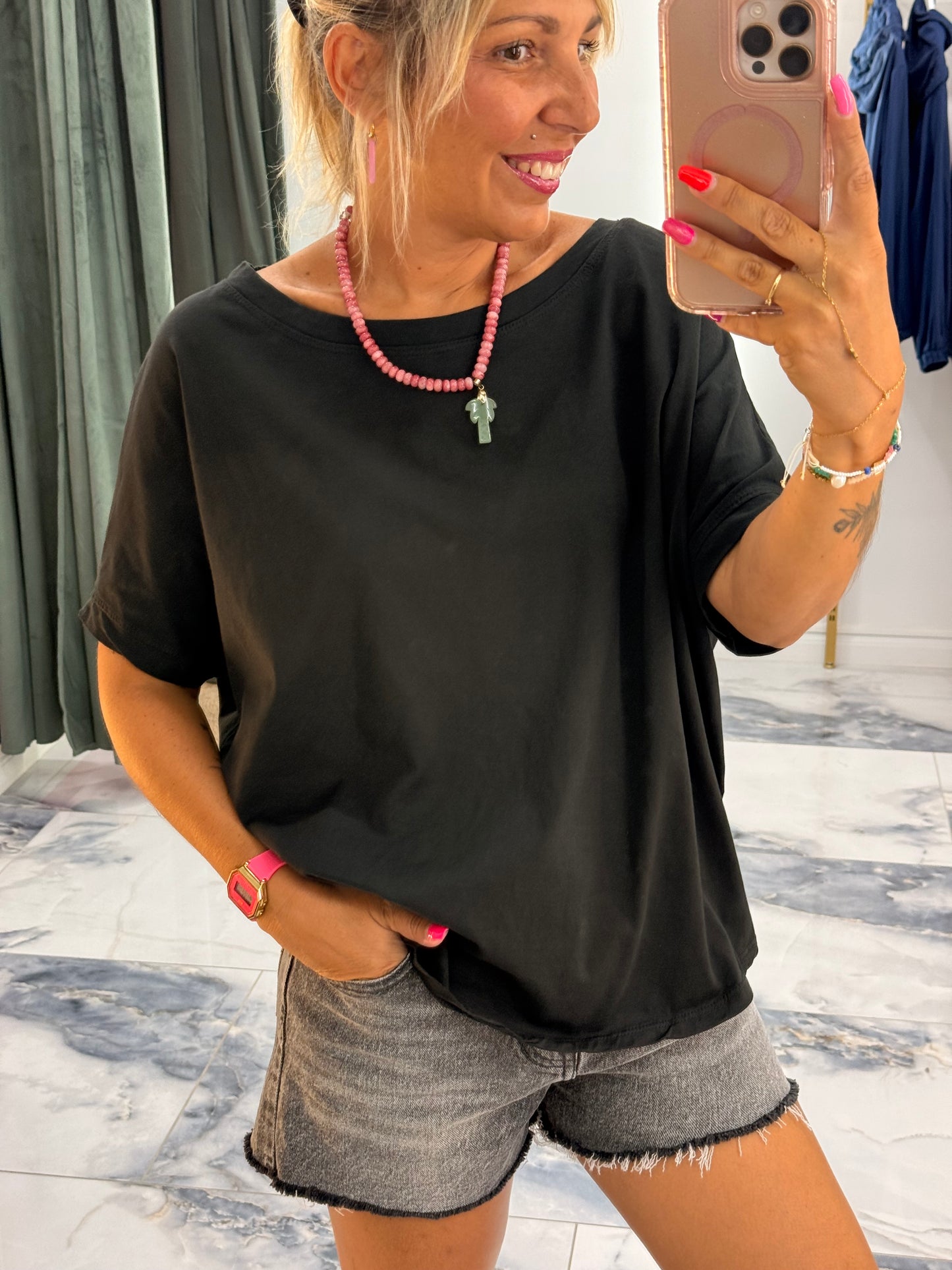 T-shirt NINON noir