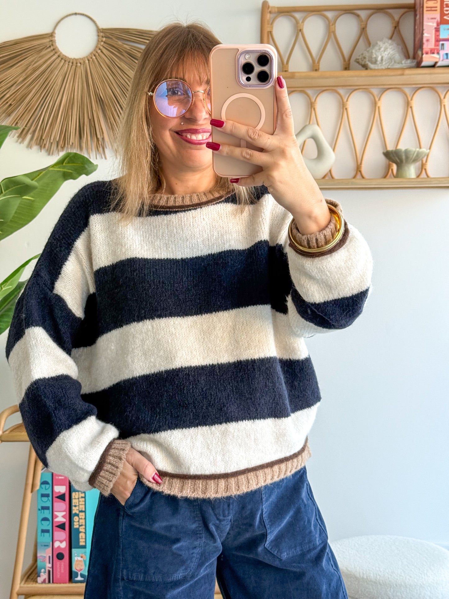 Pull YSELLA Bleu Marine