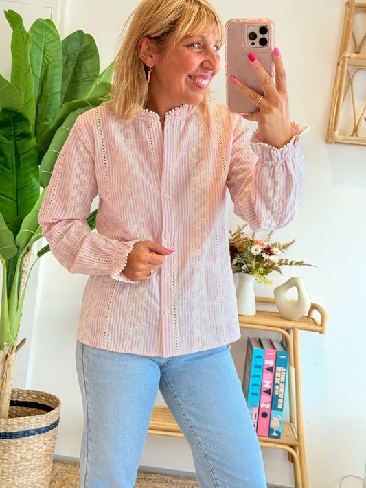 Chemise SALOMÉ rose