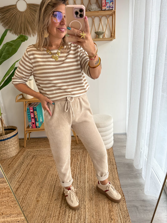 Jogging SELMA crème