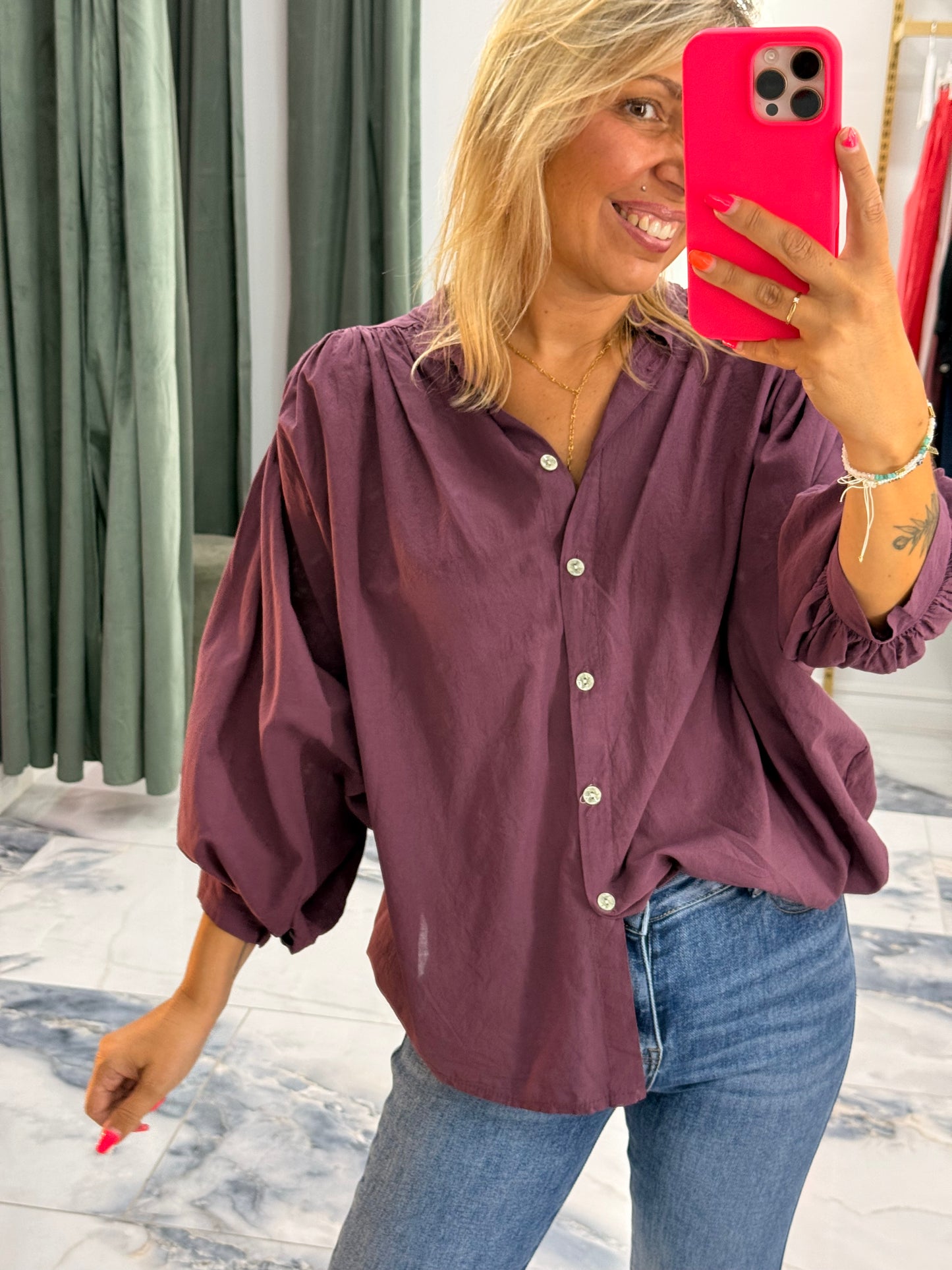 Blouse ELINA prune
