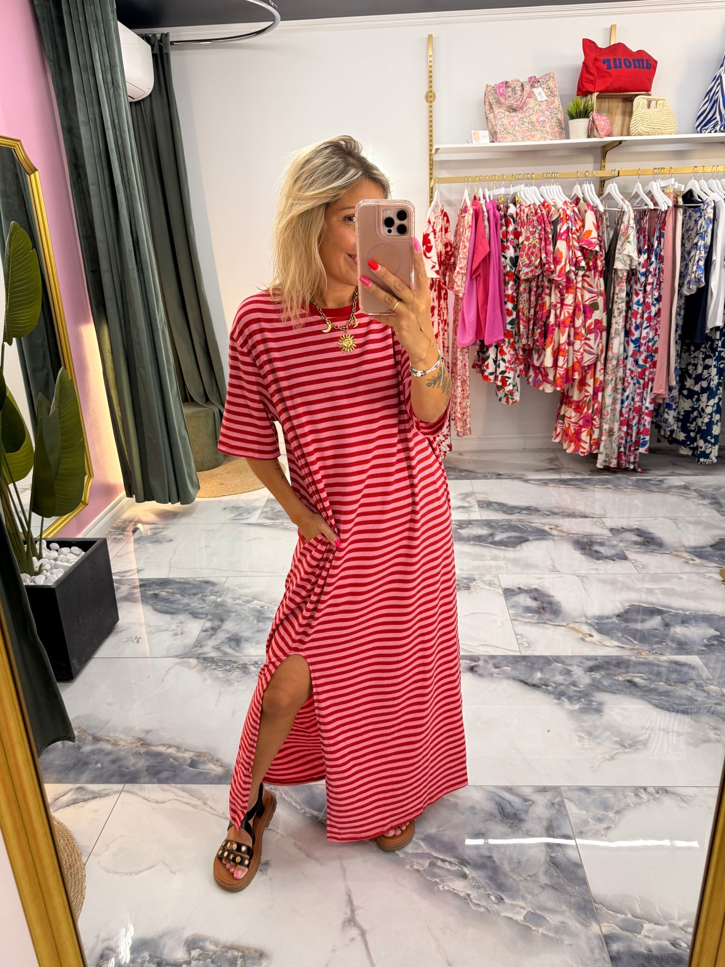 Robe SORBET pink/red