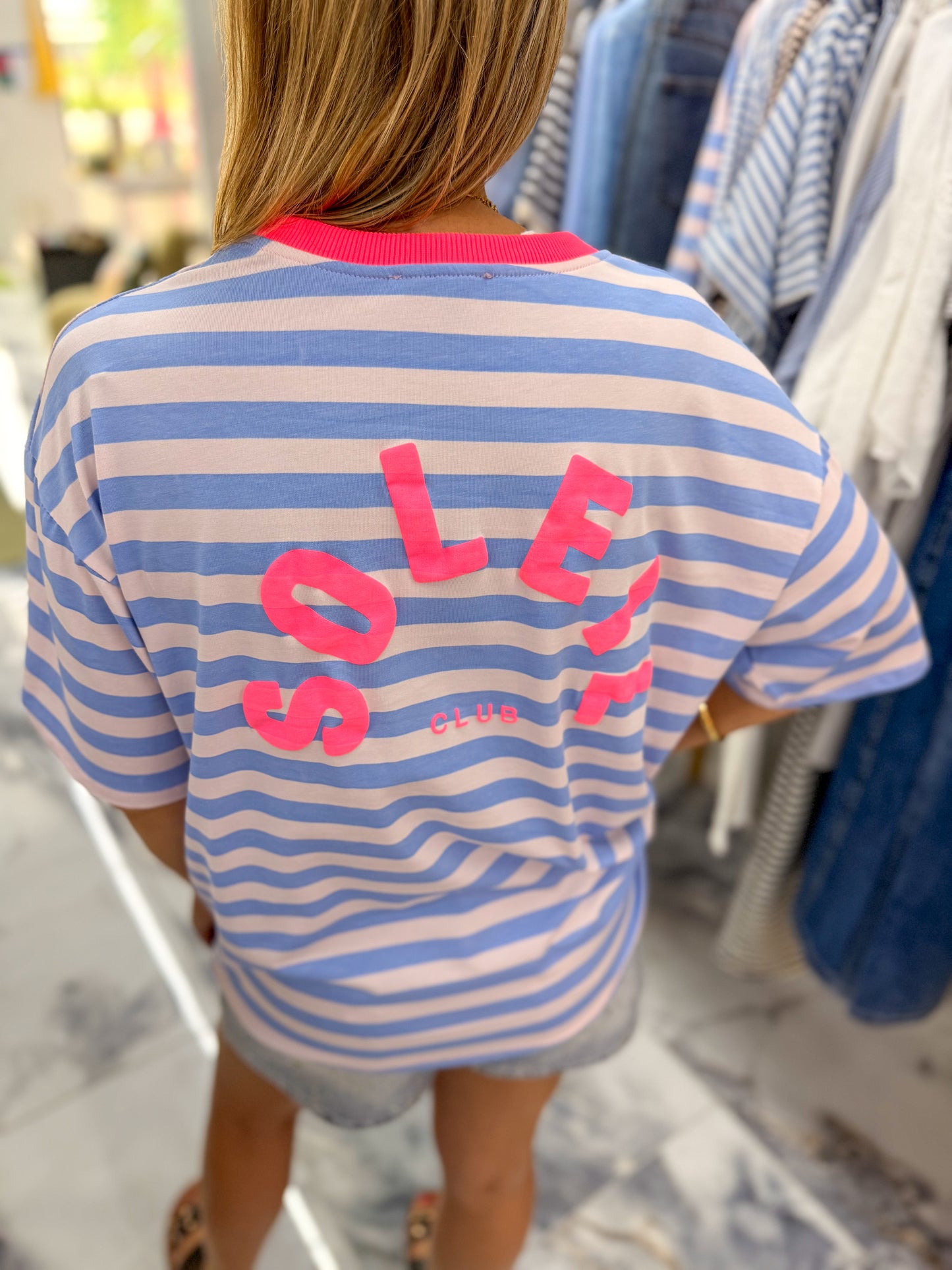 T-shirt CLUB Bleu