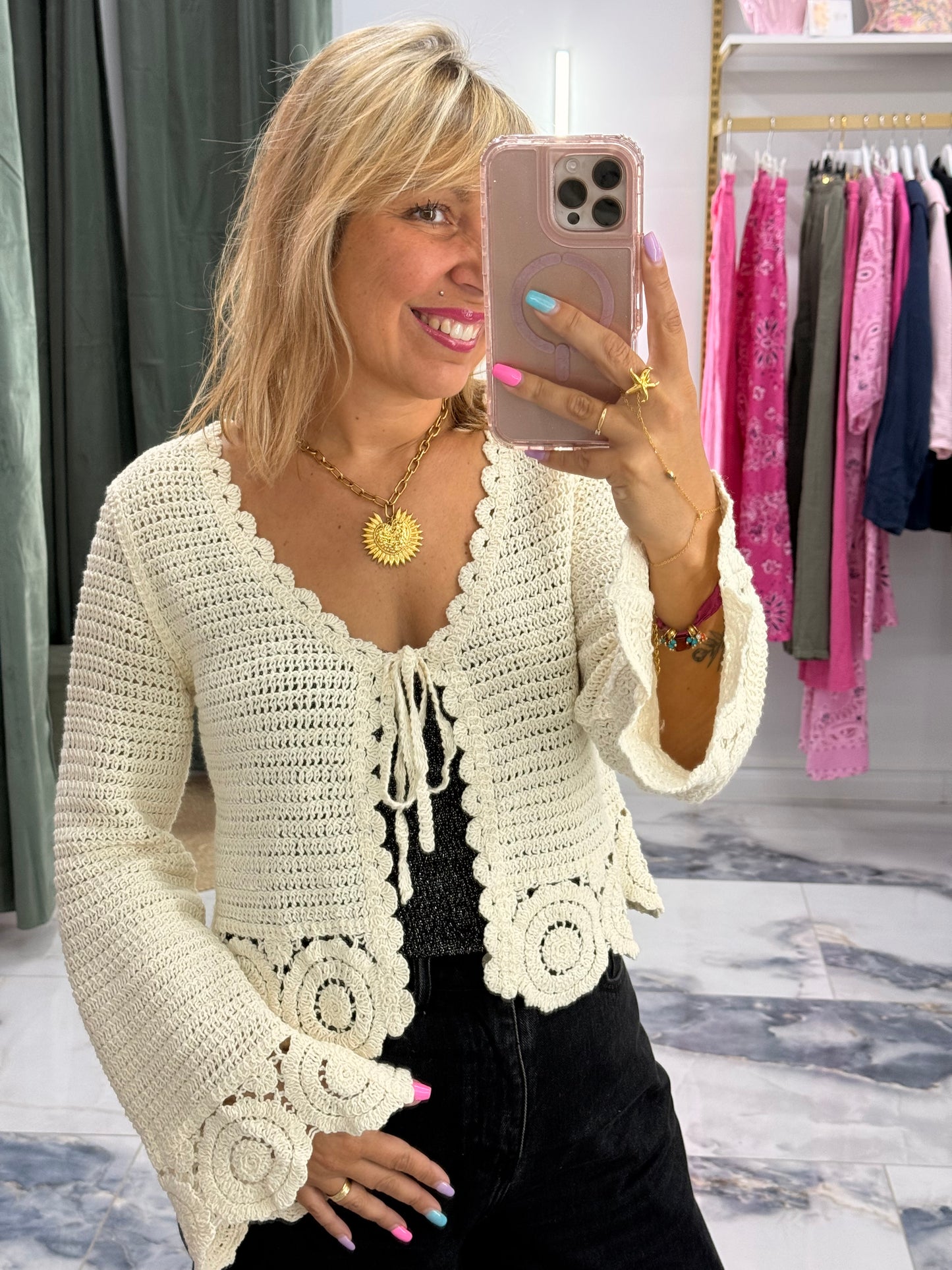 Gilet crochet VAYA