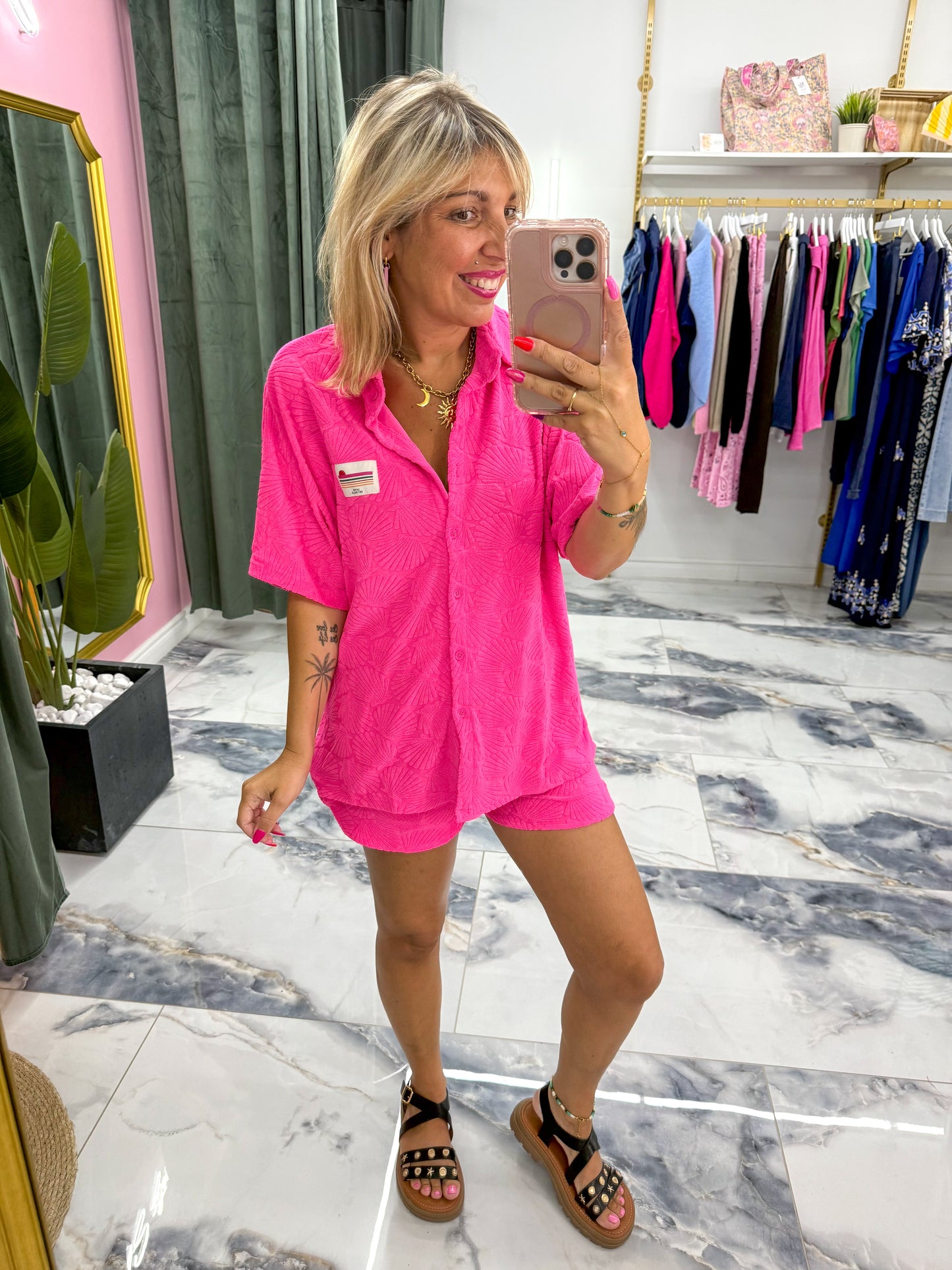 Chemise SUN Fushia