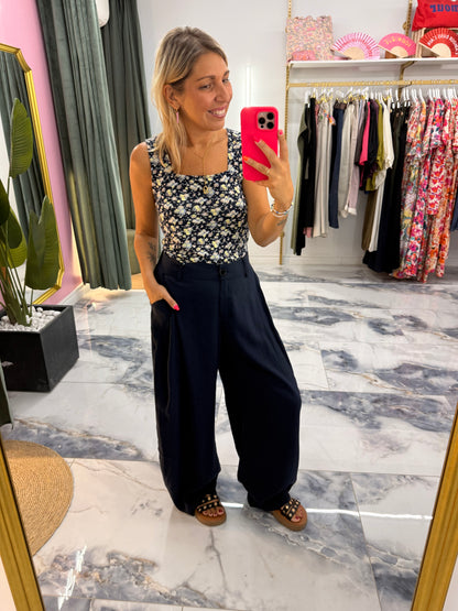 Pantalon BIARRITZ bleu marine