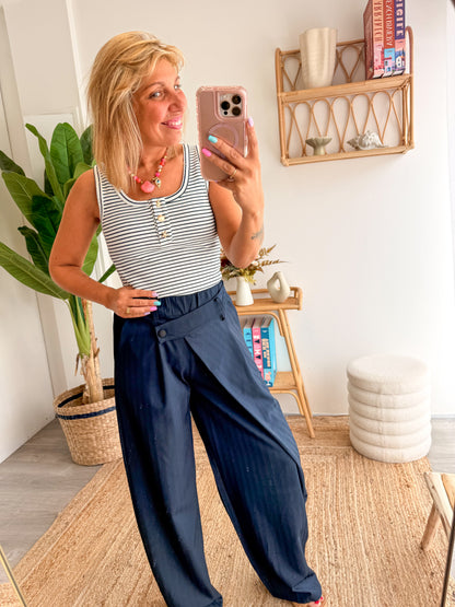Pantalon TESSY Bleu marine