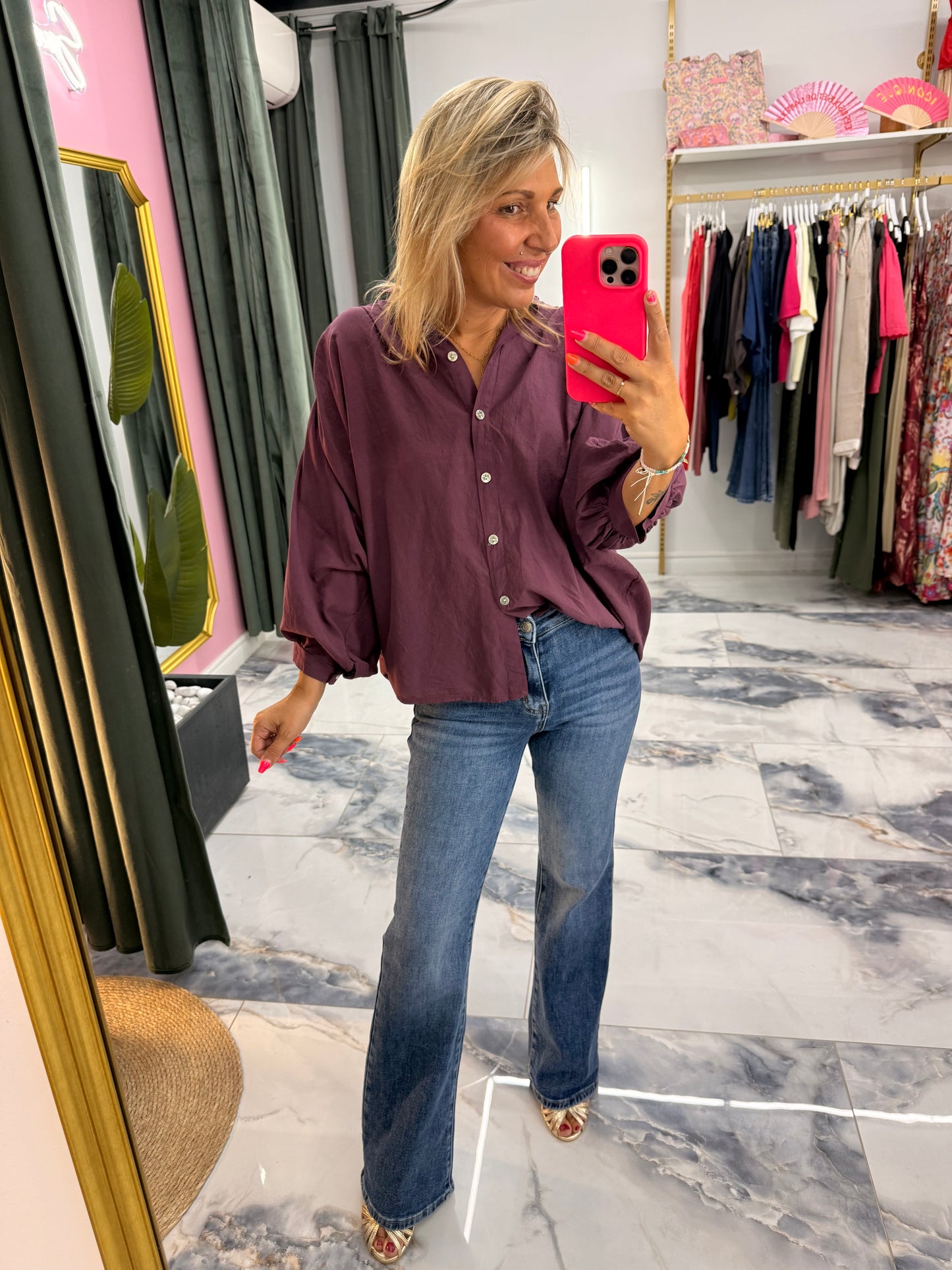 Blouse ELINA prune