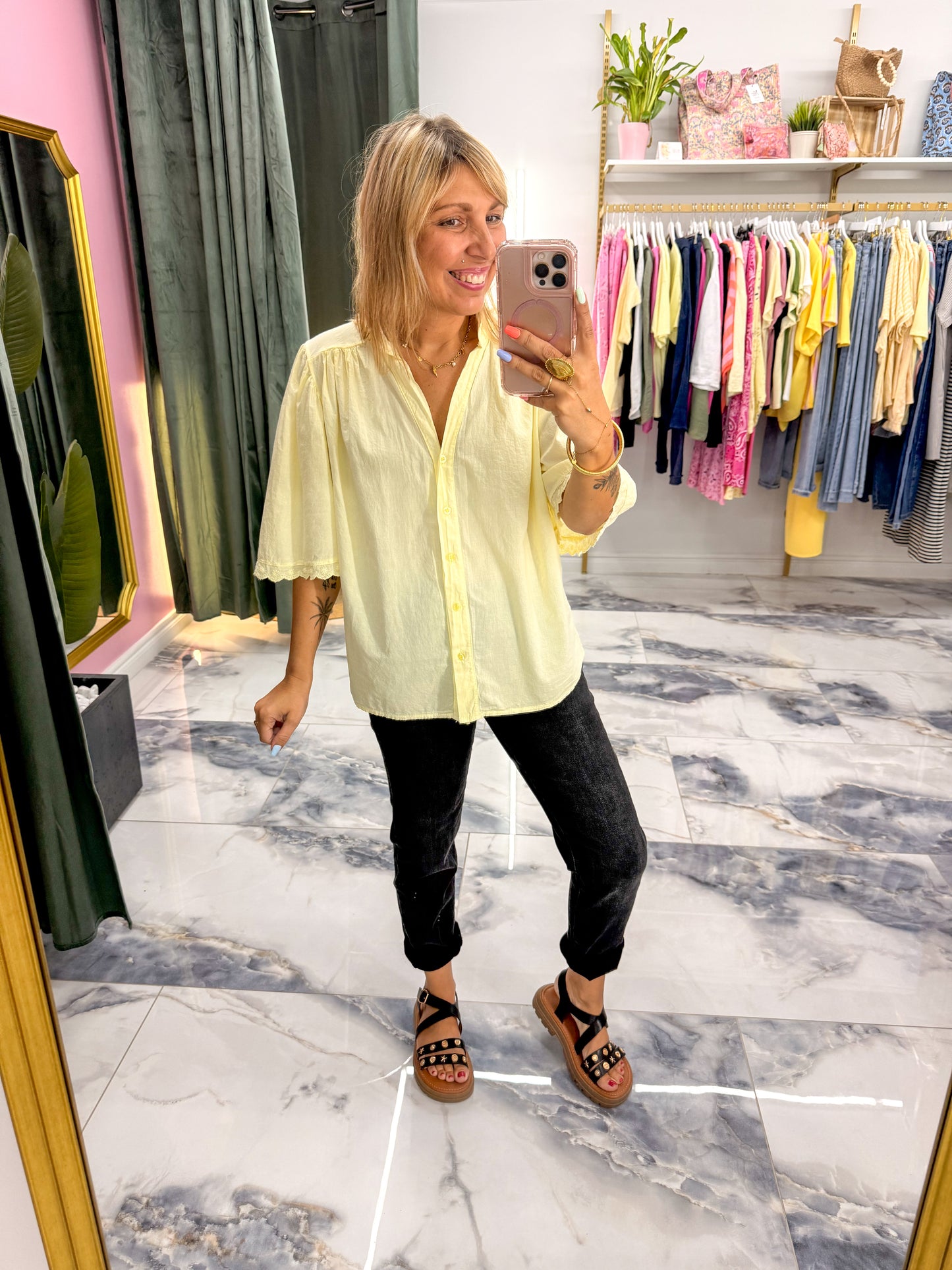 Blouse NORA jaune