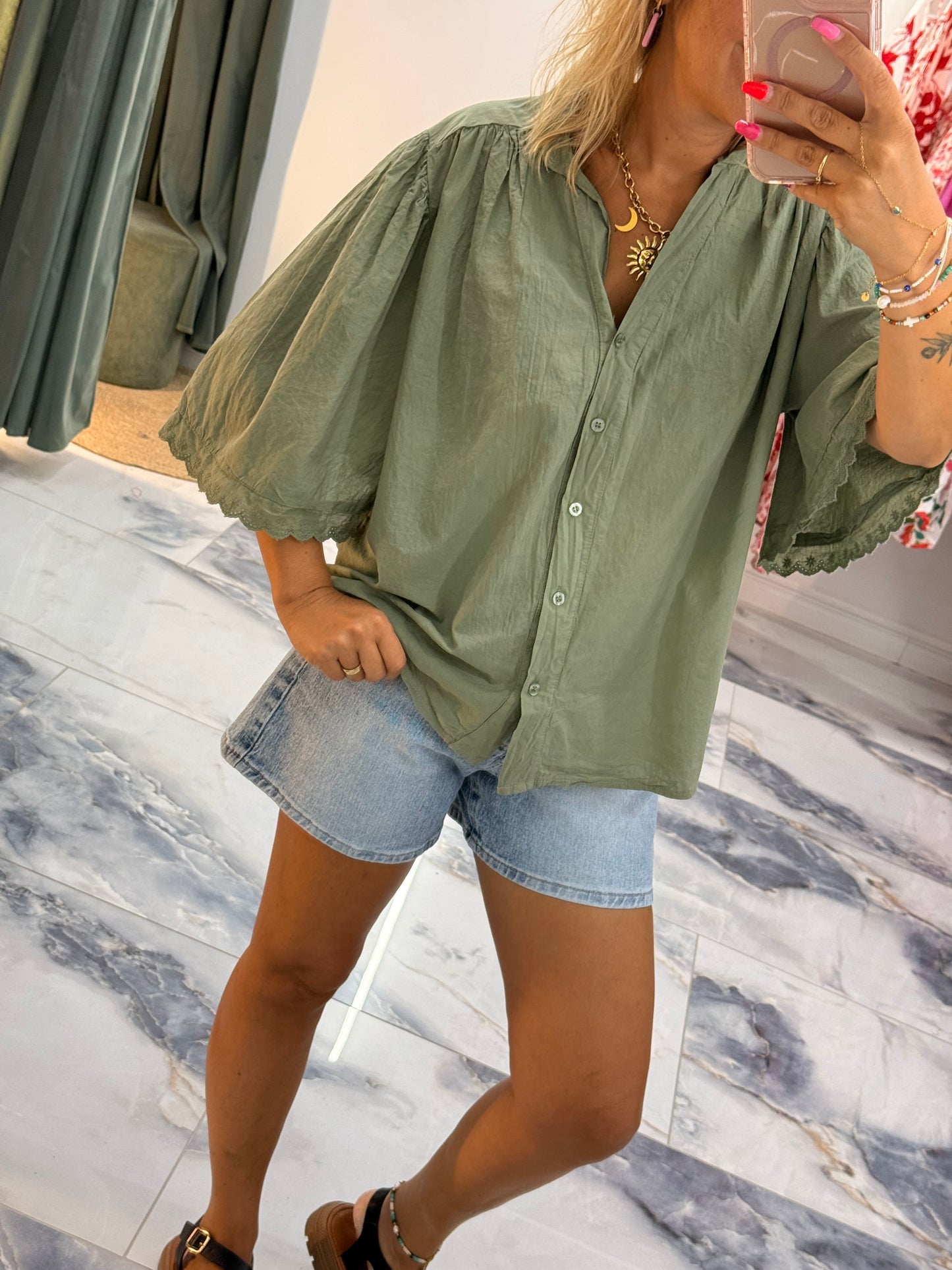 Blouse NORA Kaki