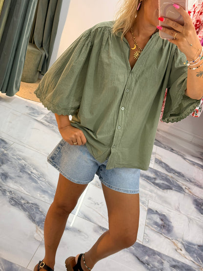 Blouse NORA Kaki