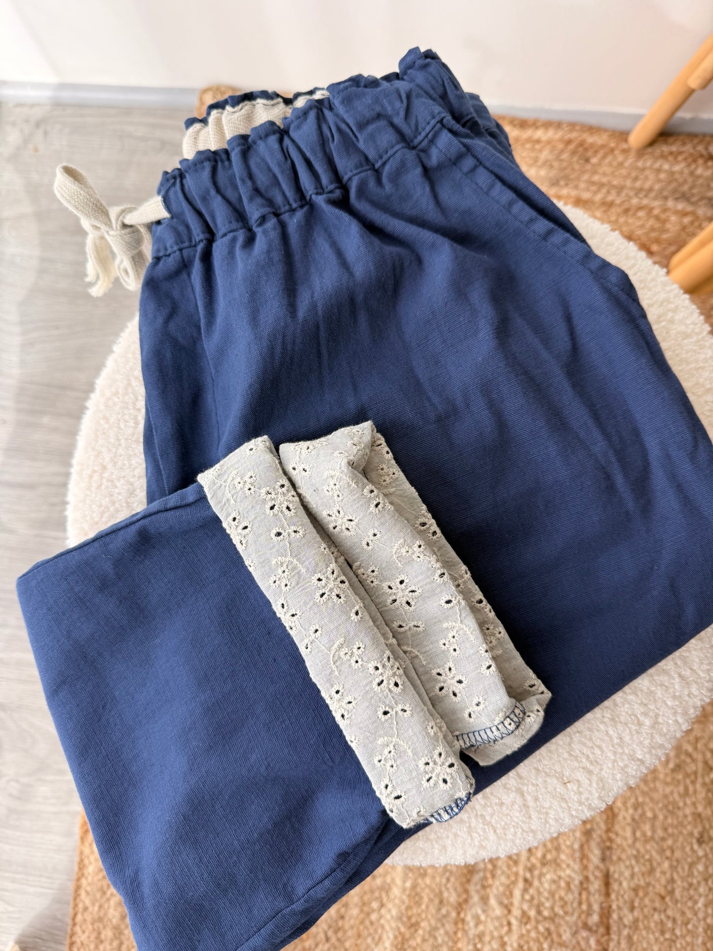 Pantalon ANAÏS bleu marine