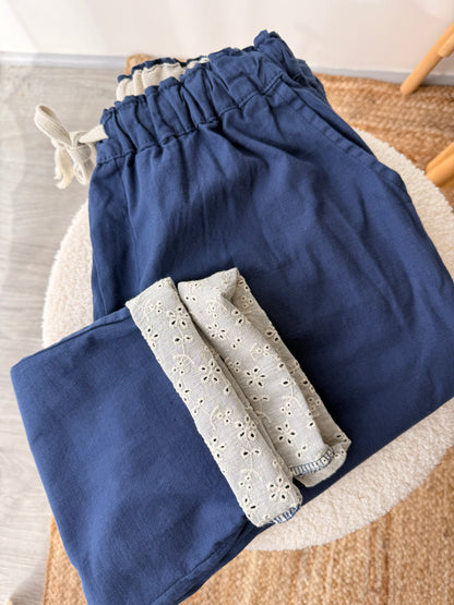 Pantalon ANAÏS bleu marine
