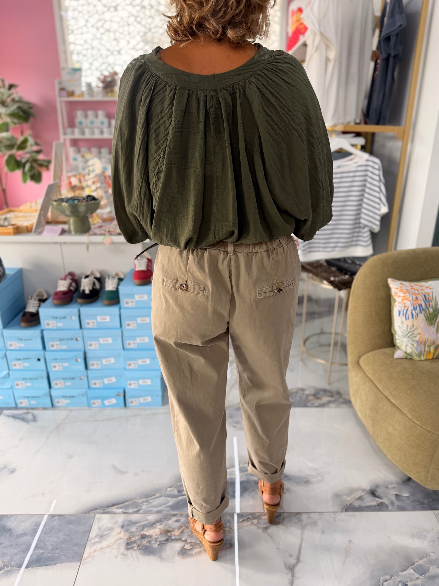 Pantalon JUNE taupe