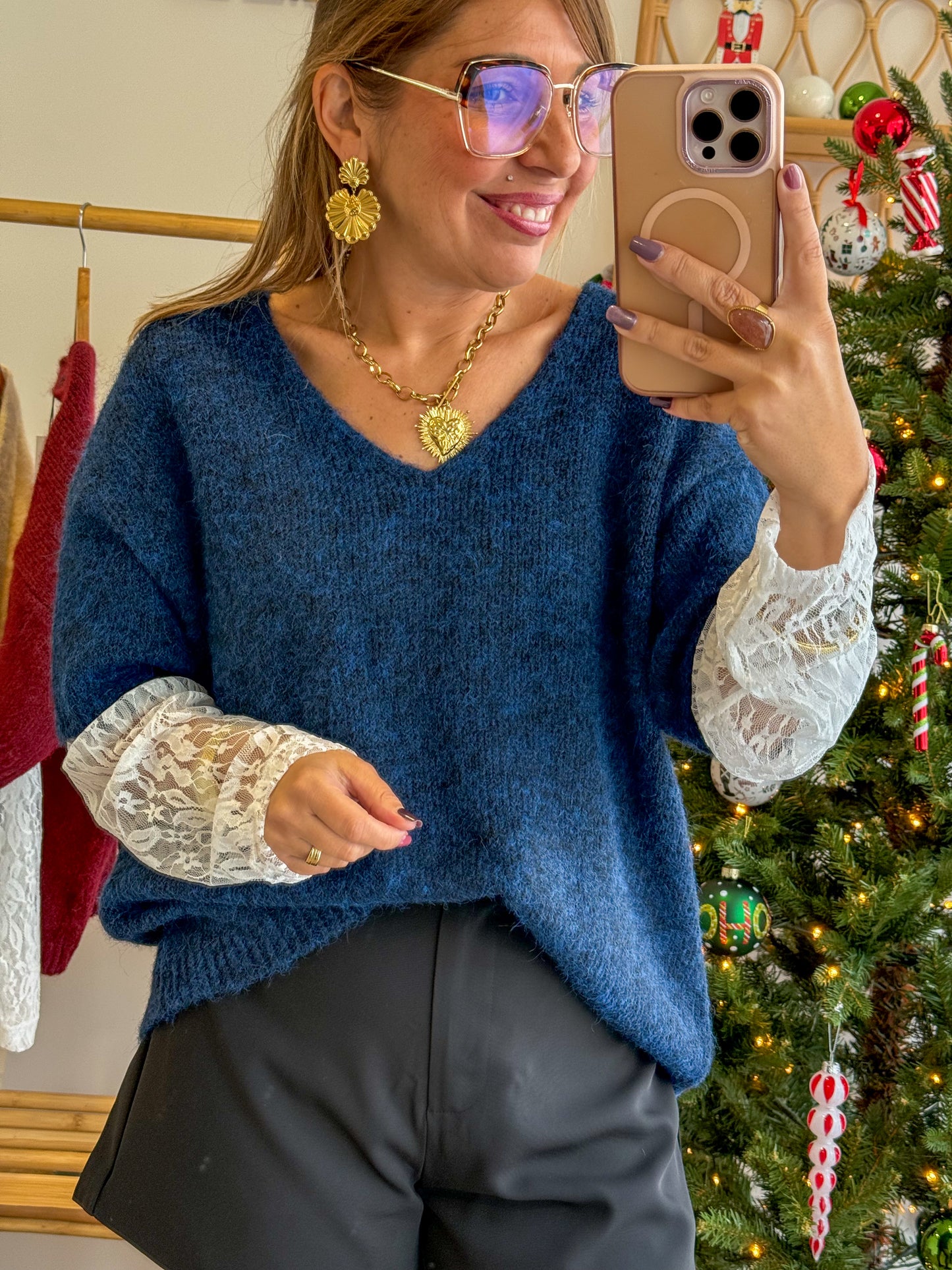 Pull BROOKLYN bleu marine