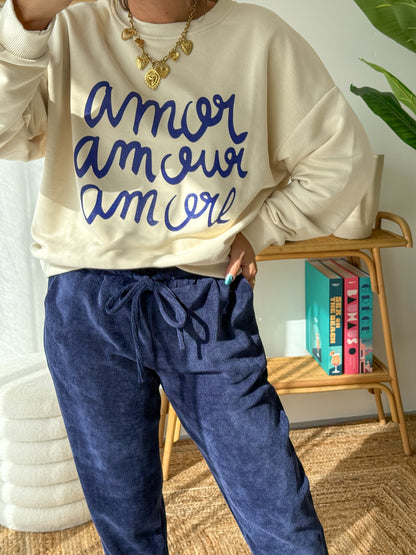 Jogging SELMA bleu marine