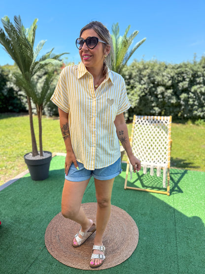 Chemise CAP FERRET jaune